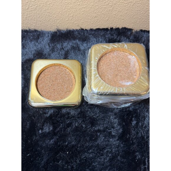 Vintage Culver Set Of 4 Gold-Plated Cork Coasters 70's 80's style BAr Ware - Picture 4 of 8
